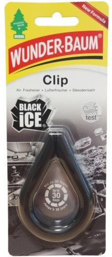 Luftforfrisker WUNDERBAUM CLIP BLACK ICE